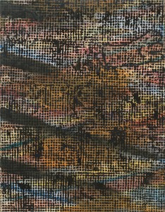 Prunella Clough Mesh with Glove, 1980. Oil on canvas, 35 ⅞ × 28 inches (91 × 71 cm) © Prunella Clough/2024 Artists Rights Society (ARS), New York/DACS, London. Photo: Maris Hutchinson