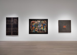 Installation view. Artwork, left to right: © Martin Wong Foundation; © 2024 Artists Rights Society (ARS), New York; © Vija Celmins. Photo: Maris Hutchinson