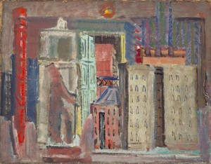 Mark Rothko Untitled, c. 1936. Oil on canvas, 28 × 36 inches (71.1 × 91.4 cm) © 1998 Kate Rothko Prizel &amp; Christopher Rothko/Artists Rights Society (ARS), New York. Photo: Art Resource, New York