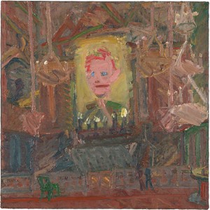 Frank Auerbach Rimbaud, 1975–76. Oil on canvas, 42 ½ × 42 ½ inches (107.9 × 107.9 cm), Tate © Frank Auerbach. Photo: Tate