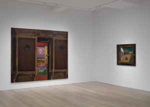 Installation view. Artwork, left to right: © Martin Wong Foundation; © 2024 Artists Rights Society (ARS), New York/SIAE, Rome. Photo: Maris Hutchinson