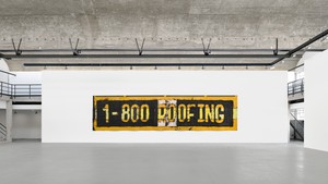 Installation view with Theaster Gates, Untitled (2024). Artwork © Theaster Gates. Photo: Thomas Lannes