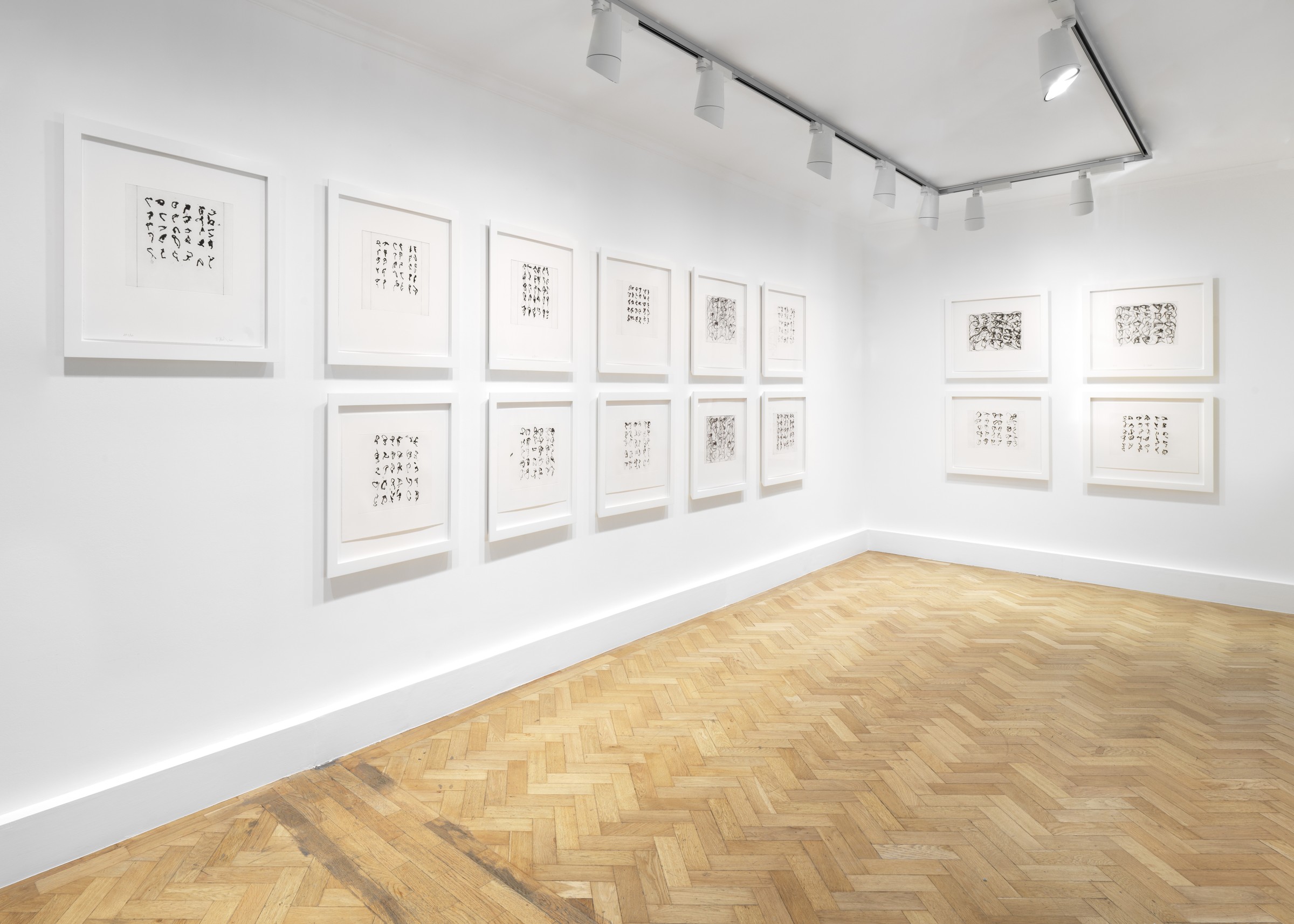 Brice Marden: Etched Letters, Burlington Arcade, London, October
