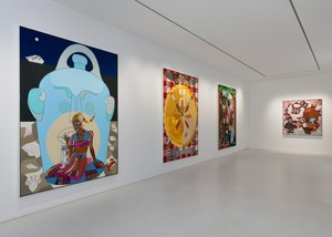 Installation view. Artwork © Derrick Adams Studio. Photo: Prudence Cuming Associates Ltd