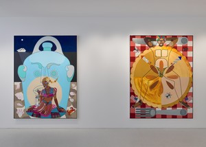 Installation view. Artwork © Derrick Adams Studio. Photo: Prudence Cuming Associates Ltd