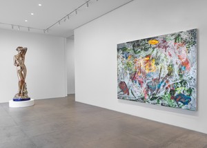 Installation view. Artwork © Jeff Koons. Photo: Maris Hutchinson