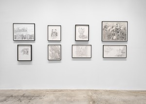 Installation view. Artwork © Jim Shaw. Photo: Maris Hutchinson