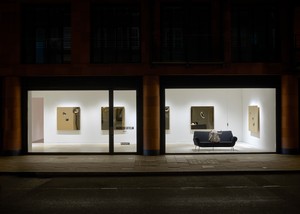 Installation view. Artwork © Maurizio Cattelan. Photo: Prudence Cuming Associates Ltd