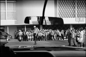 Paul McCartney Arriving at the Deauville (me in the rearview mirror), Miami Beach, 13 February 1964, 2025. © Paul McCartney