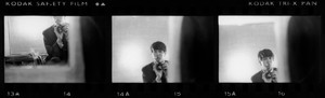 Paul McCartney Self-portraits in a mirror at the Hotel George V, Paris, January 1964, 2025. © Paul McCartney