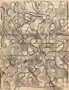 Richard Diebenkorn Untitled, 1980–90. Charcoal on paper, 25 × 19 inches (63.5 × 48.3 cm) © 2025 Richard Diebenkorn Foundation/Artists Rights Society (ARS), New York. Photo: Owen Conway