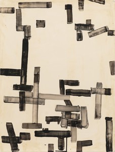 Richard Diebenkorn Untitled, c. 1988–91. Gouache on paper, 30 ⅜ × 23 inches (77.2 × 58.4 cm) © 2025 Richard Diebenkorn Foundation/Artists Rights Society (ARS), New York. Photo: Owen Conway