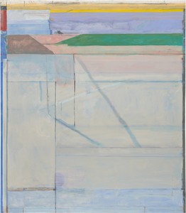 Richard Diebenkorn Untitled, c. 1985–88. Oil and charcoal on canvas, 92 ¾ × 81 inches (235.6 × 205.7 cm) © 2025 Richard Diebenkorn Foundation/Artists Rights Society (ARS), New York. Photo: Owen Conway