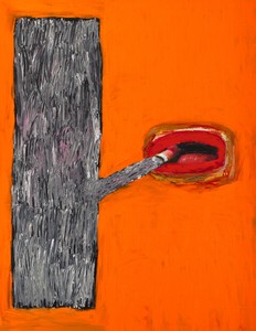 Richard Prince Untitled (Folk Songs), 2022. Acrylic, inkjet, and collage on canvas, 75 ¾ × 59 inches (192.4 × 149.9 cm) © Richard Prince. Photo: Jena Cumbo Photography
