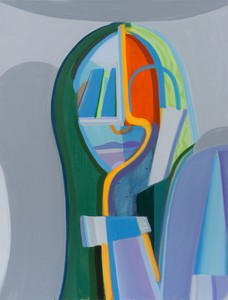 Spencer Sweeney Marsha with Metronome, 2025. Oil on linen, 40 × 30 ½ inches (101.6 × 77.5 cm) © Spencer Sweeney. Photo: Ringo Cheung