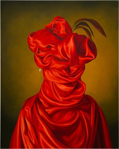 Ewa Juszkiewicz Portrait with Cordyline, 2025. Oil on canvas, 59 ⅛ × 47 ¼ inches (150 × 120 cm) © Ewa Juszkiewicz