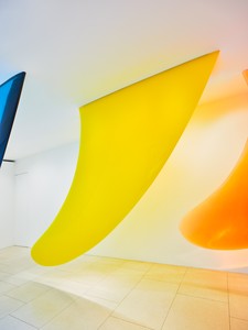 Alex Israel Good Day Sunshine, 2026. Plexiglass, 118 ⅛ × 157 ⅛ × 4 inches (300 × 399 × 10 cm) © Alex Israel. Photo: Prudence Cuming Associates Ltd