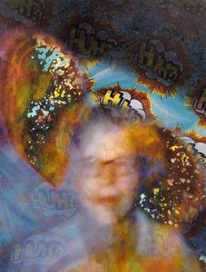 Eliza Douglas Untitled, 2026. Oil and acrylic gel medium on canvas with UV printing, 81 ¼ × 61 ¾ inches (206.4 × 156.8 cm) © Eliza Douglas. Photo: Owen Conway