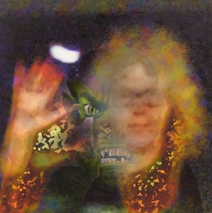 Eliza Douglas Untitled, 2026. Oil and acrylic gel medium on canvas with UV printing, 64 ¼ × 64 ¼ inches (163.2 × 163.2 cm) © Eliza Douglas. Photo: Owen Conway