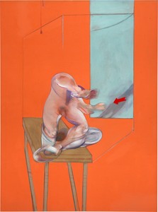 Francis Bacon Study from the Human Body—Figure in Movement, 1982. Oil on canvas, 78 × 58 inches (198 × 147.5 cm) (CR 82-08) © The Estate of Francis Bacon. All rights reserved./DACS, London/ARS, New York 2026. Photo: Annik Wetter