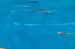 Helen Frankenthaler Ocean Drive West #1, 1974. Acrylic on canvas, 94 × 144 inches (238.8 × 365.8 cm) © 2026 Helen Frankenthaler Foundation, Inc./Artists Rights Society (ARS), New York. Photo: Rob McKeever