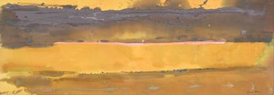 Helen Frankenthaler Shippan October, 1981. Acrylic on canvas, 47 ¼ × 136 inches (120 × 345.4 cm) © 2026 Helen Frankenthaler Foundation, Inc./Artists Rights Society (ARS), New York. Photo: Maris Hutchinson