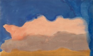 Helen Frankenthaler Moontide, 1968. Acrylic on canvas, 75 ¼ × 124 ½ inches (191.1 × 316.2 cm) © 2026 Helen Frankenthaler Foundation, Inc./Artists Rights Society (ARS), New York. Photo: Maris Hutchinson