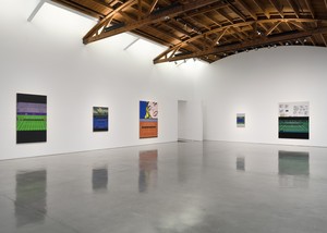 Installation view. Artwork © Jonas Wood. Photo: Jeff McLane