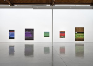 Installation view. Artwork © Jonas Wood. Photo: Jeff McLane
