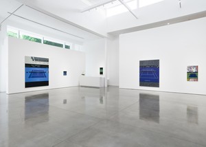 Installation view. Artwork © Jonas Wood. Photo: Jeff McLane