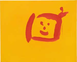 Nam June Paik Untitled, 2005. Oil on canvas, 24 × 30 inches (61 × 76.2 cm) © Nam June Paik Estate. Photo: Ben Blackwell