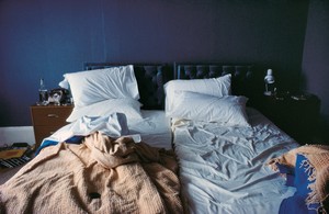 Nan Goldin Empty beds, Boston (1979) from The Ballad of Sexual Dependency, 1973–86. 126 archival pigment prints, in frames, each: 15 ¾ × 11 × 1 ⅛ inches (40 × 27.9 × 2.9 cm), overall dimensions variable, edition of 10 © Nan Goldin