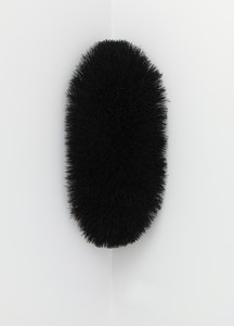 Richard Artschwager Bristle Corner, 1995. Acrylic bristles on wood, 28 × 8 × 8 inches (71.1 × 20.3 × 20.3 cm), edition of 12 + 4 AP © Estate of Richard Artschwager. Photo: Rob McKeever