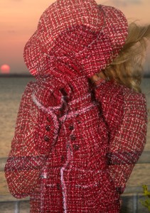 Roe Ethridge Double Red Chanel, 2025. UV-cured pigment print, 47 × 33 inches (119.4 × 83.8 cm), edition of 5 + 2 AP © Roe Ethridge