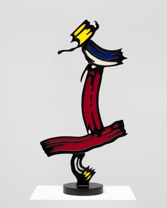 Roy Lichtenstein Brushstroke, 1982. Painted and patinated bronze, 54 ¼ × 27 ½ × 11 inches (137.8 × 69.9 × 27.9 cm), edition of 6 + 0/6 posthumous © Estate of Roy Lichtenstein. Photo: Owen Conway