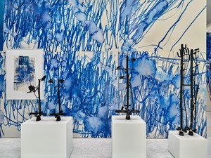 Installation view. Artwork © Sterling Ruby. Photo: Thomas Lannes