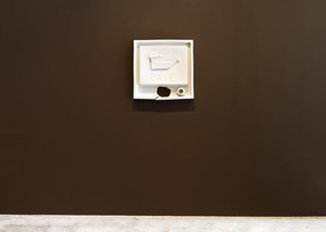 Installation view with Theaster Gates, Untitled (2010). Artwork © Theaster Gates. Photo: Maris Hutchinson