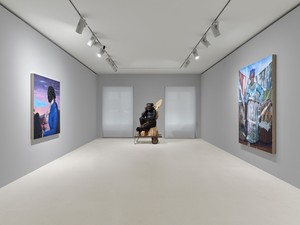Installation view. Artwork © Titus Kaphar. Photo: Thomas Lannes