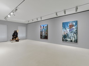 Installation view. Artwork © Titus Kaphar. Photo: Thomas Lannes