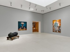 Installation view. Artwork © Titus Kaphar. Photo: Thomas Lannes