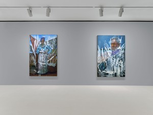 Installation view. Artwork © Titus Kaphar. Photo: Thomas Lannes