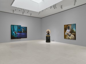 Installation view. Artwork © Titus Kaphar. Photo: Thomas Lannes