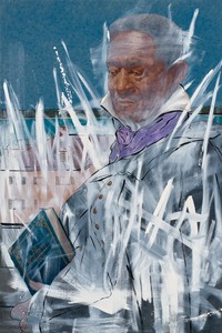 Titus Kaphar Forget Me Not (James Armistead Lafayette), 2025. Oil on linen, 84 × 56 inches (213.4 × 142.2 cm) © Titus Kaphar. Photo: Chris Gardner