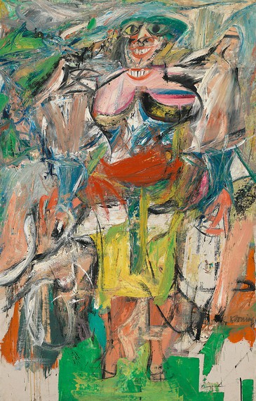Willem de Kooning, Woman and Bicycle, 1952–53, Whitney Museum of American Art, New York © The Willem de Kooning Foundation/Artists Rights Society (ARS), New York