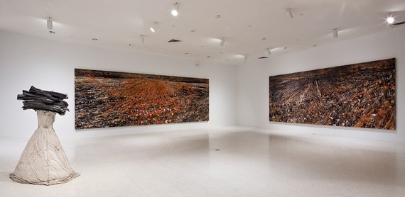 Installation view, Regeneration Series: Anselm Kiefer from the Hall Collection, NSU Art Museum, Fort Lauderdale, Florida, 2017.&nbsp;Photo by Steven Brooke