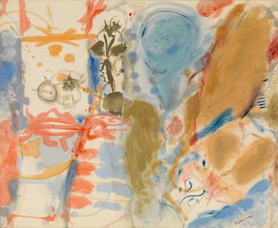 Helen Frankenthaler, Western Dream, 1957, Helen Frankenthaler Foundation, New York © 2017 Helen Frankenthaler Foundation, Inc./Artists Rights Society (ARS), New York. Photo by Rob McKeever