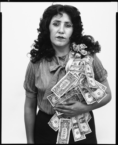 Richard Avedon, Petra Alvarado, factory worker, El Paso, Texas, on her Birthday, April 22, 1982, 1982 © The Richard Avedon Foundation