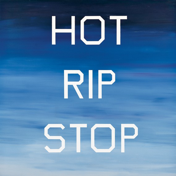 Ed Ruscha, Hot Rip Stop, 1987