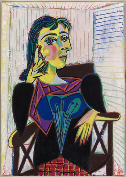 Pablo Picasso, Portrait of Dora Maar, 1937 © 2017 Estate of Pablo Picasso/Artists Rights Society (ARS), New York
