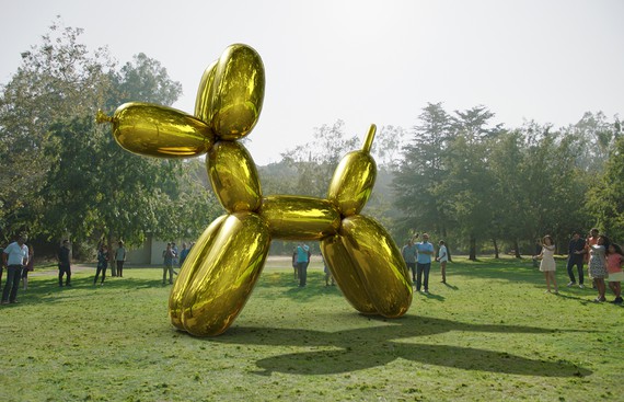 Jeff Koons, Balloon Dog (Yellow)&nbsp;© Jeff Koons